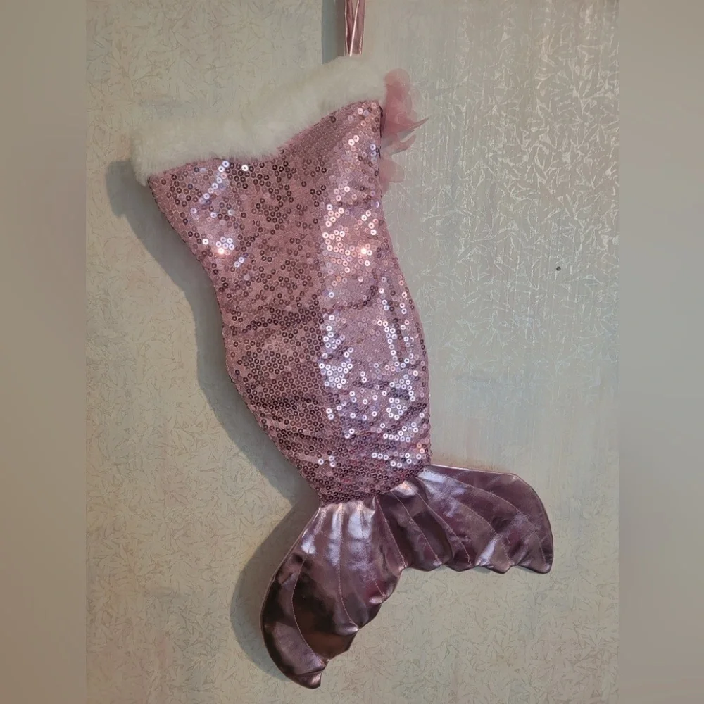 Sequin Mermaid Tail Stocking